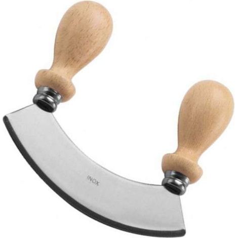 Mezzaluna Inox M/Ci Legno                   Calder (1/2)