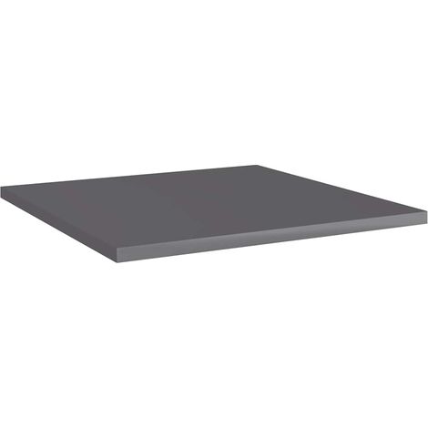 Maison Exclusive - Bücherregal-Bretter 8 Stk. Hochglanz-Grau 40x4 (1/5)