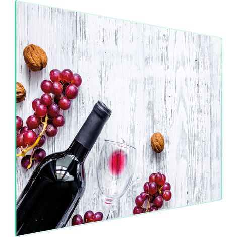 Glasschneidebrett 52x40 Trauben