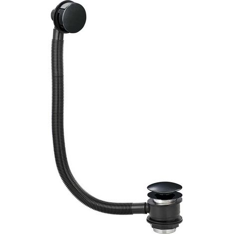 Orbit Bath Pop Up Waste with Overflow - Black (1/2)