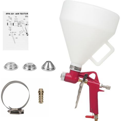 6-Liter-Trockenbau-Farbpistole mit Luftbehälter und 3 Düsen (4,0 mm/6,0 mm/8,0 mm) für Innenausbau, Baustellen und Heimwerkerprojekte. (1/5)