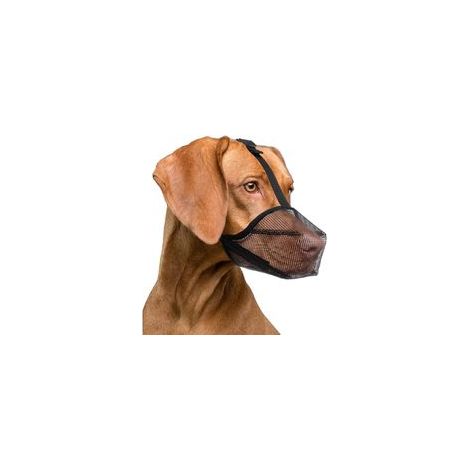 Muselière respirante réglable pour petits, moyens et grands chiens Nylon résistant Protection contre morsures et léchage