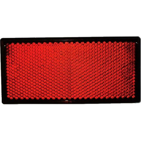 Catadioptre - dtail : 105x48 adhésif rouge