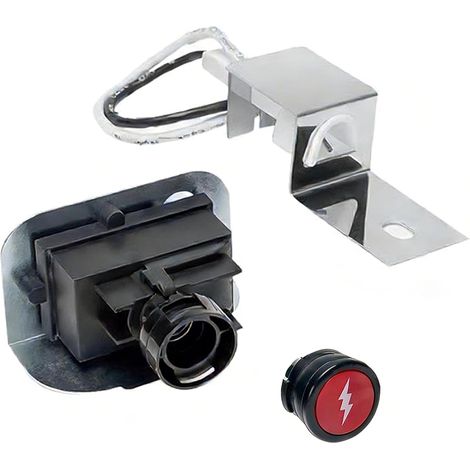 Elektronisches Zündset für Weber Q1200 Q2200 64868 Gasgrill, kompatibel mit Weber 80452 80462 Piezo-Zündung, Druckknopf-Feuerstarter, Feuerstarter-Ersatzteile (1/5)