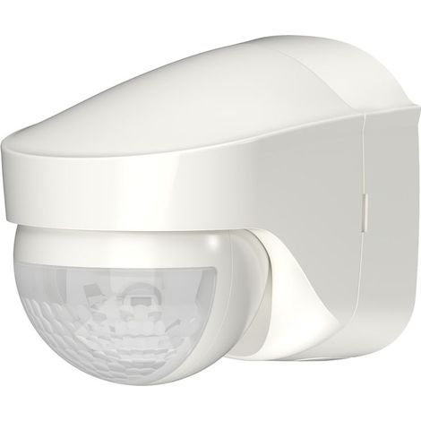 Theben PIRA TO AP Rilevatore di movimento Montaggio a parete, esterno, 180° semicircolare, max. 10 m, 1 canale luce, 200 W LED, bianco 1030206
