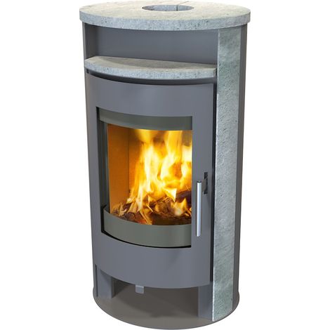 Kaminofen Typ18819 Roto Naturstein Seiten, 6,3kW