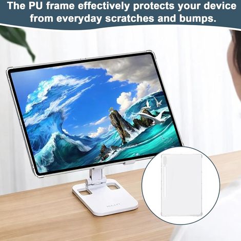 1 étui de protection pour tablette compatible avec Samsung Galaxy Tab S9 11" - Coque de protection transparente en TPU - Design fin avec protection complète (1/2)