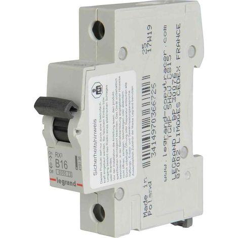 Leitungsschutzschalter 1P B 16A 6kA AC S301 RX3 419136