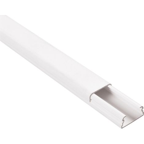 poly pool - 2 m canale portacavo 20 mm x 10 mm bianco