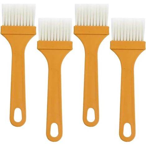 Cepillos de cocina，cepillos de cocina，cepillos para aceite，4 piezas，distribuidos uniformemente，adecuados para carne (1/2)