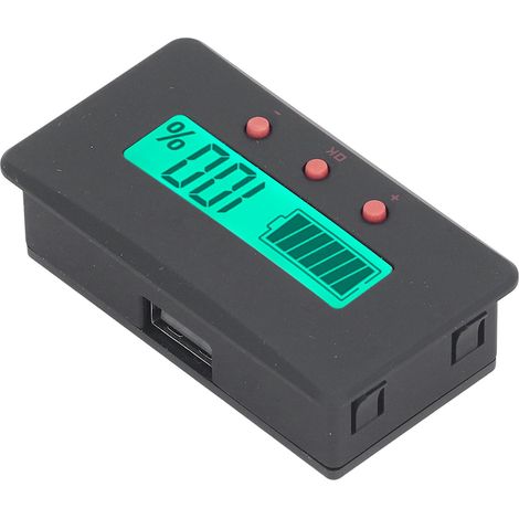 Analyseur de Batterie 8-120V, Voltmètre Ampèremètre Compteur de Charge avec Shunt 100A, Testeur Capacité Batterie (1/5)