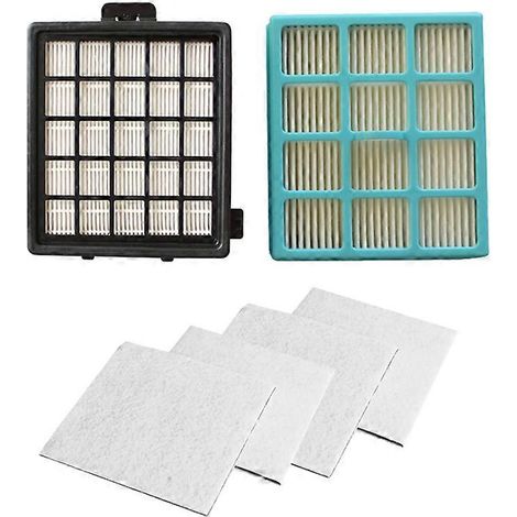 filtres HEPA et 4 filtres en coton pour moteur compatibles avec les modèles FC8134, FC8135, FC8136, FC8142, FC8146, FC8148, FC8140 et FC8144. (1/5)