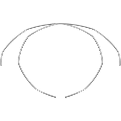 Lot de 2 clips de fixation à ressort en acier inoxydable pour poignée de machine à café, porte-filtre de 51 mm, insert métallique, anneau de fixation essentiel pour poignée de machine à expresso (1/5)