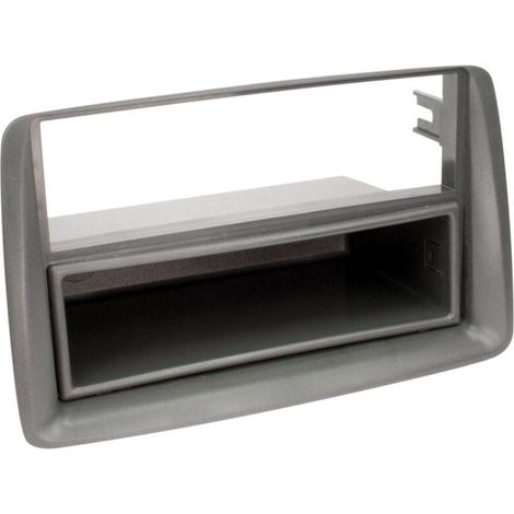 Support autoradio gris compatible avec Fiat Panda 03-12