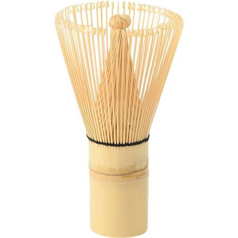 Fouet à matcha haut de gamme avec manche, en bambou naturel, outil traditionnel artisanal pour la préparation du matcha