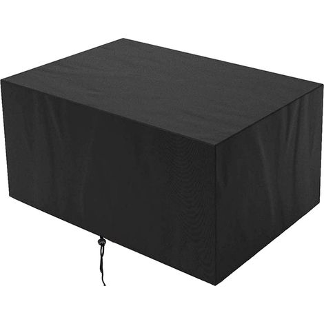 Housse Salon de Jardin 600D Oxford Tissu Housse de Protection pour Mobilier Protection contre la pluie et la poussière,Anti-UV GROOFOO (100x100x85cm,Noir) (1/5)