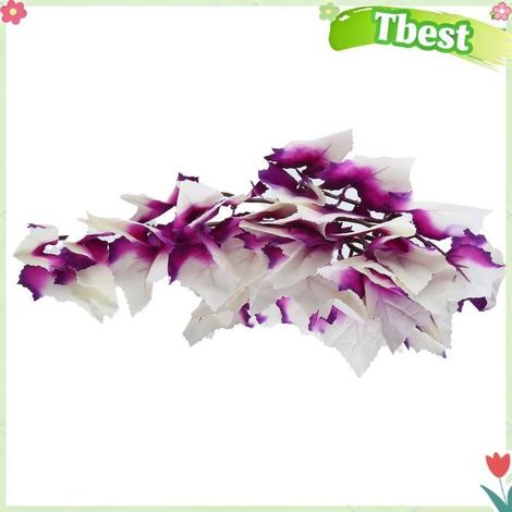 Tbest Plante de reptile artificielle Plantes de reptiles artificielles, plantes en plastique réalistes, feuilles animalerie kit (1/5)