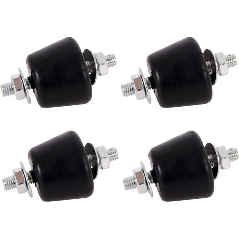 4 Pcs Rubber Shock Absorber for Outdoor Wall Air Conditioner Unit, Anti Slip and Anti-Vibration (1/5)
