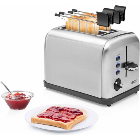 2 Scheiben Toaster mit Brötchenaufsatz Sandwichtoaster (1/5)