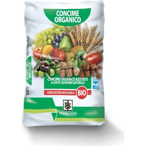 Engrais organique NP 3-3 Ilsa Organpiù Fer avec sulfate de fer 25kg