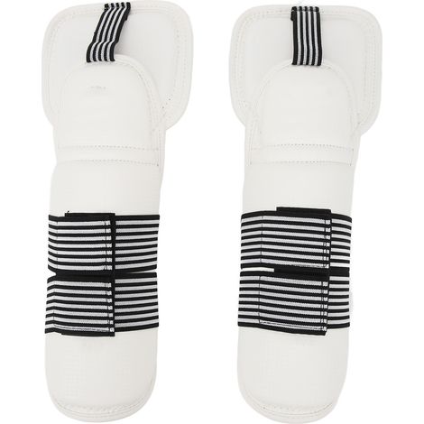 Protège-avant-bras Taekwondo M EVA mousse PU surface mate élastique épais flexible, paire pour boxe coudières (1/5)