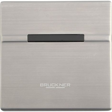 Bruckner - Capteur de chasse d'eau d'urinoir 6 V DC, antivandalisme, acier inoxydable 121.537.1 (1/5)