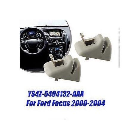 2 Stück graue Sonnenblenden-Befestigungsclips YS4Z-5404132-AAA für Ford Focus 2000-2004, Sonnenblenden-Befestigungsclips YS4Z5404132AAA