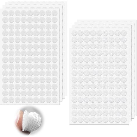 1008 Pcs Scratch Autocollant Rond 10mm Double Face, Pastille Adhésif, Dots Coins pour DIY, Artisanat (1/5)