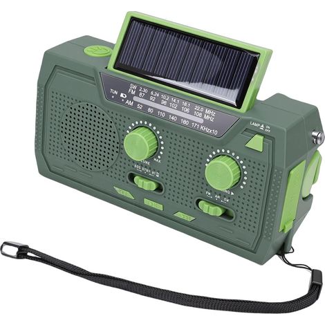 Radio Météo d'urgence avec AM FM SW NOAA, Chargeur de Téléphone (1/5)