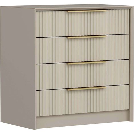 Cassettiera moderne 4 tiroirs gain de place Kale Luxe (1/5)