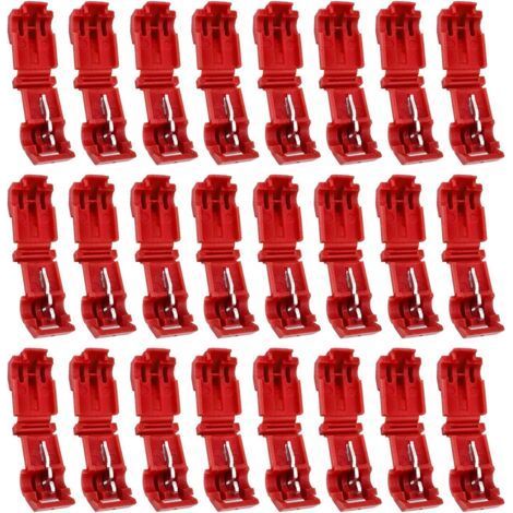 24 pinces de connexion pour robot tondeuse, câble périphérique, connecteur en T, Power Thief pour tondeuses, robots tondeuses, Husqvarna Automower, Worx, Bosch (1/5)