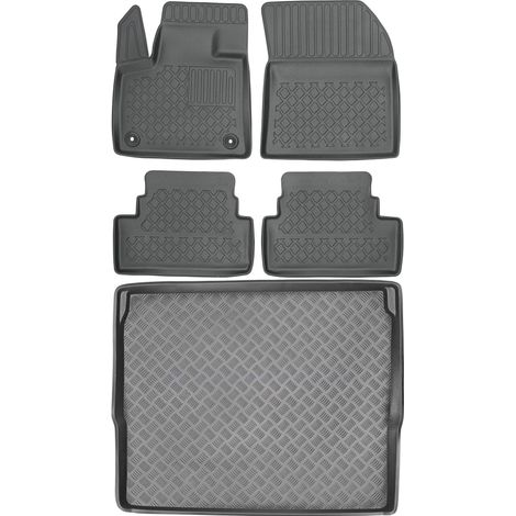Ensemble de tapis de sol et de coffre pour Peugeot 3008 II Crossover à partir de 2016
