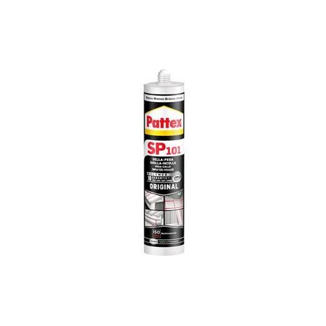 Sigillante Silicone Pattex SP101 Bianco ml. 280 Polimero flextec