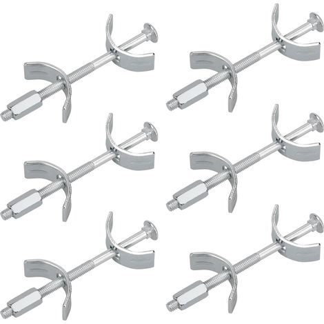 Raccord Plan de Travail, 100 mm 6 pcs connecteur de Meubles, raccordement de Meubles de Cuisine pour Assembler, Serrer et Fixer, ferrure d'Assemblage, Vis Assemblage Plan de Travail (1/5)