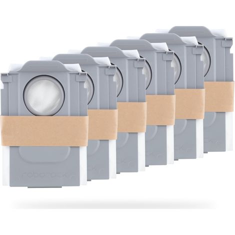 roborock Sac à Poussière 6 Pièces pour Qrevo/Qrevo MaxV/S8 MaxV Ultra/S8 Max Ultra/Qrevo S/Qrevo Pro/Qrevo Master/Qrevo Curv/Qrevo Plus/Qrevo Slim (1/5)