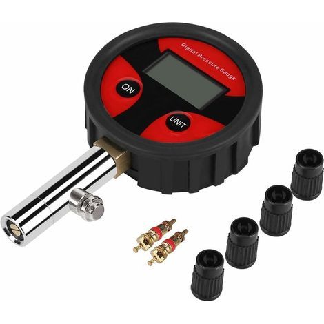 Manomètre numérique de haute précision pour pneus, 0-200 PSI, pour voiture, camion et moto : test simple. (1/5)