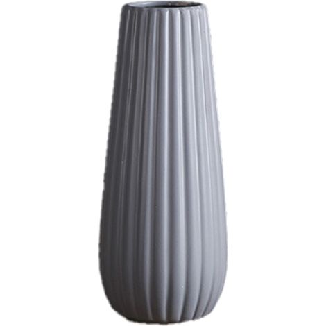 Vase En Céramique - Hauteur 28 Cm - Pour Fleurs Fraîches Ou Artificielles - Décoration Intérieure Moderne - Lot De 1 (1/5)