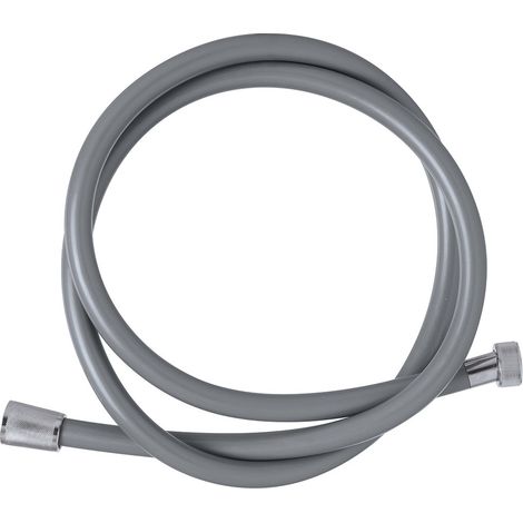 Flessibile Doccia 150 cm in Pvc Grigio con sistema Antitorsione (1/2)