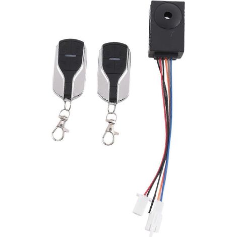 Sistema de alarma para bicicleta eléctrica de 36V, 48V, 60V y 72V con dos interruptores para scooter y bicicleta eléctrica (Edición 0722) (1/5)