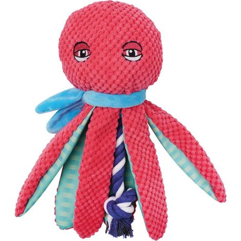 Peluche pieuvre recyclée de 32 cm