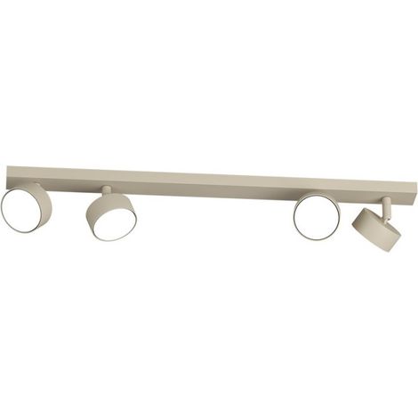 Binario top light edra 1210 4 sa gx53 led lampada soffitto parete moderna faretti orientabili