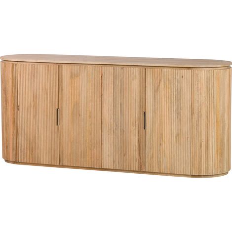 Buffet Myra en bois de manguier brun 180 x 45 x 80 cm