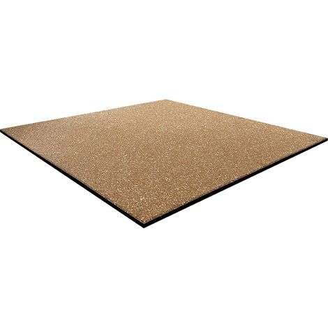 Dalle de sol sportif - 100x100cm - 15mm - Sable