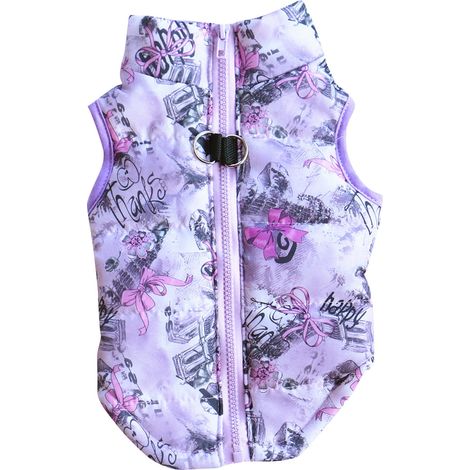 Gilet Hiver Chien - Gilet Rembourré Sans Manches avec Boucle de Traction - Pour Aventure Extérieure Voyage et Utilisation Quotidienne - 1 Pièce (1/5)