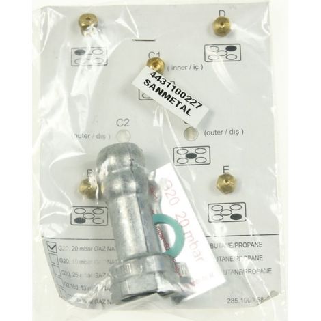 Ersatzteil - Erdgas-Einspritzdüsen-Kit - - BEKO