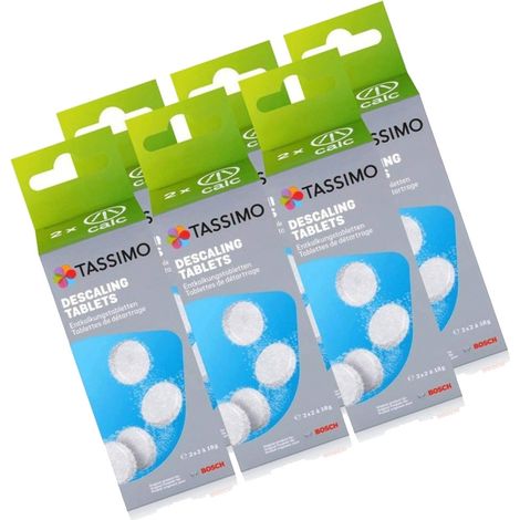 Ersatzteil - Set 6 Schachteln Entkalker (24 Tabletten x 18 g) - -