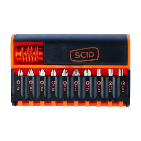 Coffret d'embouts de vissage torsion - SCID - 11 pièces (1/5)