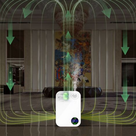 Diffuseur d'huiles essentielles blanc pour hôtel et maison, diffuseur de parfum automatique intelligent, diffuseur de parfum programmable, appareil d'aromathérapie, norme européenne 100-240 V