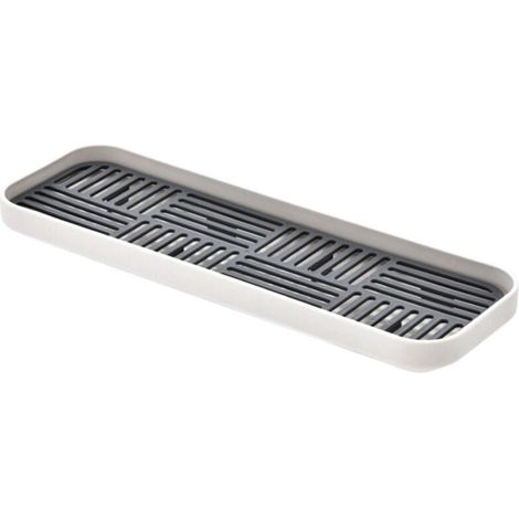Égouttoir d'évier, bac de récupération d'eau, compatible avec la plupart des marques, 1 pièce, blanc-AquaForge (1/4)