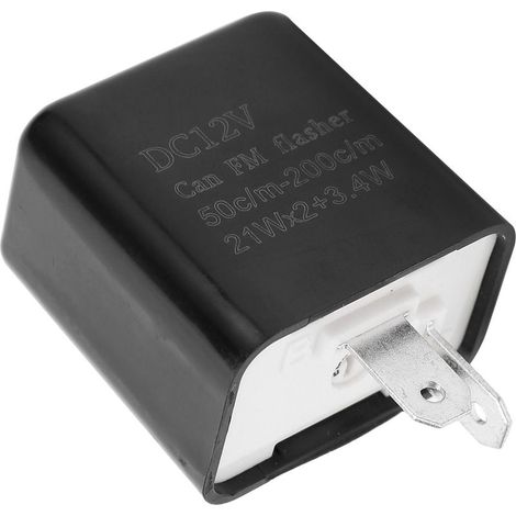 Relais clignotant LED haute puissance à 3 vitesses pour voiture et moto, 12 V CC (1/5)